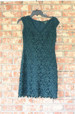 Lauren Ralph Lauren Petite Green Sleeveless Dress Size 0P