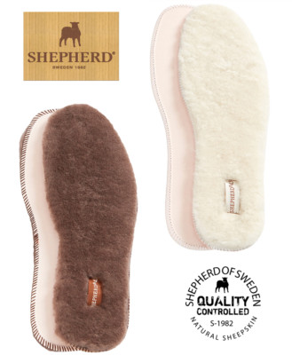 Shepherd of Sweden Moheda Unisex-Einlegesohlen aus echtem Lammfell, neu im Karton