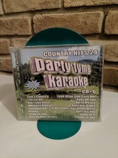 PARTY TYME KARAOKE: COUNTRY HITS, VOL. 24 NEW CD Lyric Booklet Included