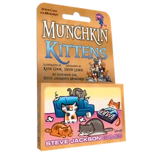 Munchkin Kittens 30 Card Game Expansion Steve Jackson SJG4215 Booster Pack Cats