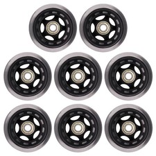 Inline Skate Wheels with Bearings, 3 Inch Roller Blade Wheels 76mm Outdoor an...