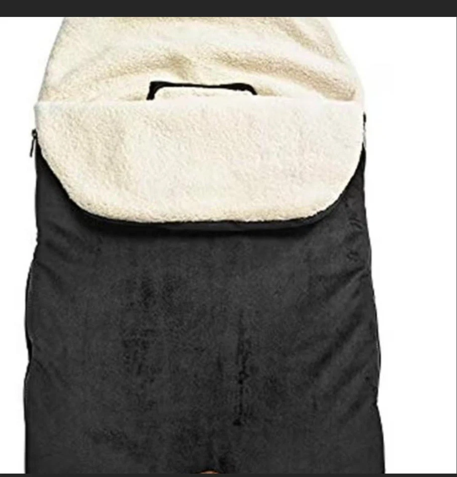 Funda de asiento de coche de bebé de invierno JJ Cole para asiento de bebé o cochecito negra Foto 2 de 4