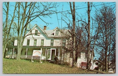 Vintage Rendevous on the Lake Rifton NY Photochrome Postcard