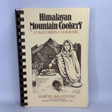 Vintage 1978 Himalayan Mountain Cookery A Vegetarian Cookbook 4th Printing