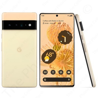 Google Pixel 6 Pro 128GB Unlocked GA03151-US 6.7''50MP 5G LTE Sorta Sunny Yellow