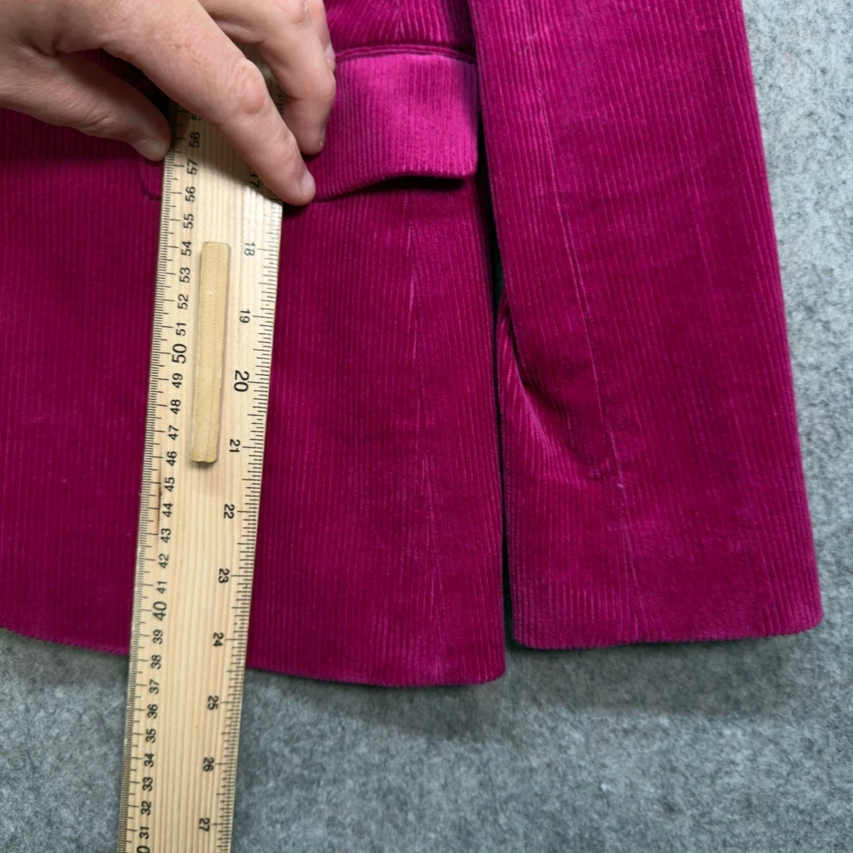 Blazer Boden para mujer talla UK 8 Petite rosa mezcla de algodón pana forrado elástico Foto 3 de 4