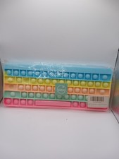 Pastel Pop It Keyboard Sensory Fidget Toy Stress Relief