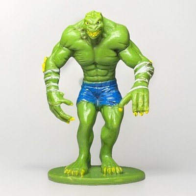 KILLER CROC BATMAN CHARACTER 2  ACTION FIGURE DC COMICS TOY (PRE-OWNED) 