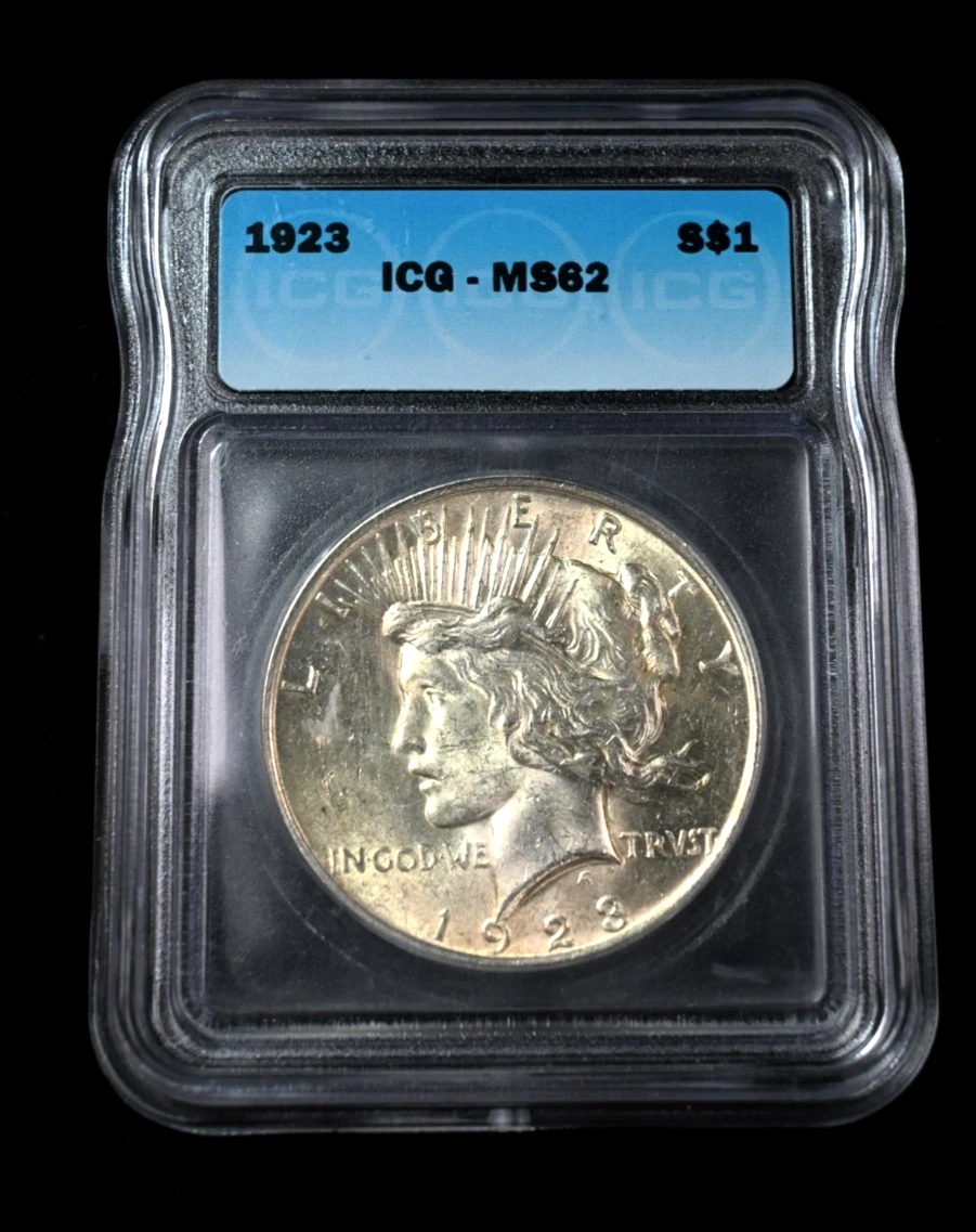 1923 Year Grade MS 62 Peace US Dollars (1921-1935) for sale | eBay