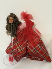 Barbie Holiday Teresa Doll Head Medium Skin Latina 2024 JBF67 Red Dress Heels