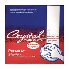 Premium Tack Cloths, Bond Crystal Brand 18" x 36" 12 Cloths Per Box