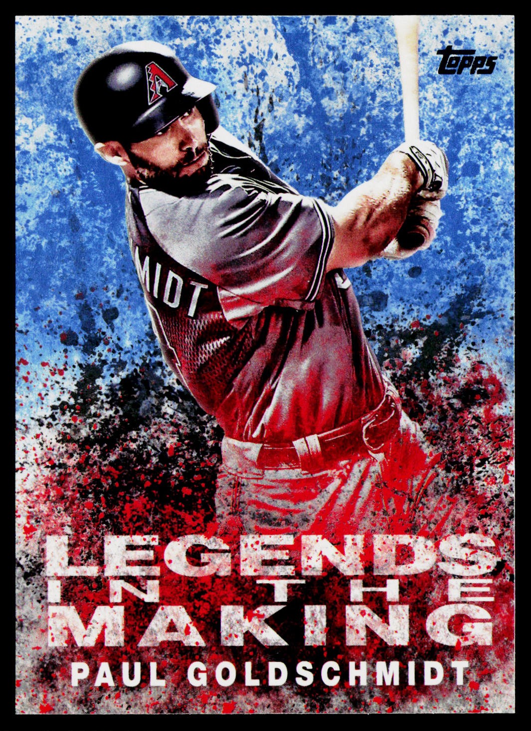2018 Topps Legends in the Making Blue (Series 1) #LTM-PG Paul Goldschmidt