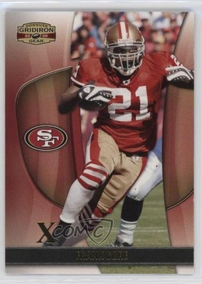 2009 Donruss Gridiron Gear Gold X's /100 Frank Gore #34 4f5