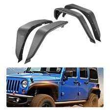 Vevor Fender Flare Front Rear Jeep Fender Flares Fit 2007-2018 Jkjku 24-door