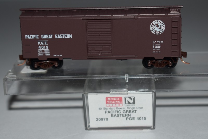 SALE N Scale MTL 20970 Pacific Great Eastern 40' Single Door Boxcar 4015 C57848