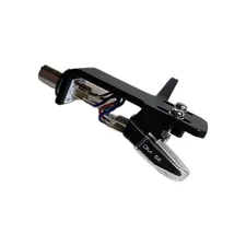 GENUINE ORTOFON OM5E CARTRIDGE ELLIPT DIAMOND  +SH4 STYLE BLACK HEADSHELL COMBO 