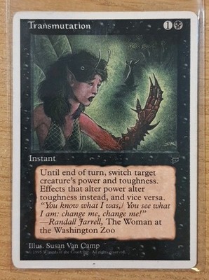 1995 MAGIC THE GATHERING CHRONICLES TRANSMUTATION TD25