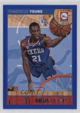 2013-14 NBA Hoops Blue Thaddeus Young #16 2y0