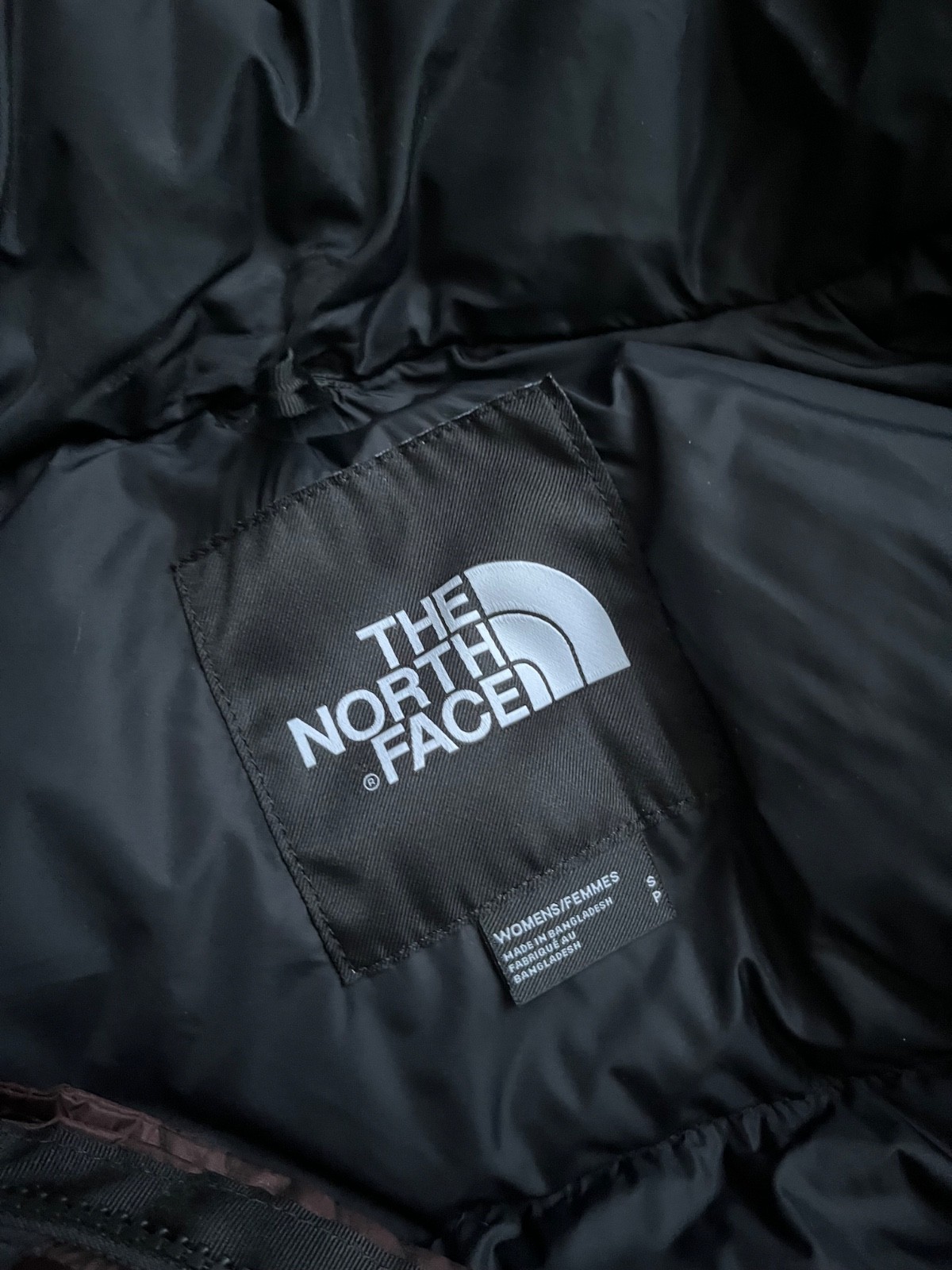 The North Face Nuptse Retro '96 down puffer jacket in brown and black RRP £315 image 2