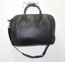 Borsone Ferrari vintage in pelle nera