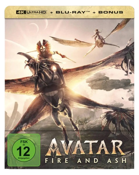 Avatar: Fire And Ash. UHD + Blu-Ray (Limited Steelbook) | James Cameron (U. A.)-image