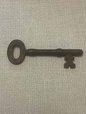 Antique Barrel Skeleton Key 3.25" Hollow Barrel Key Victorian Cabinet Armoire