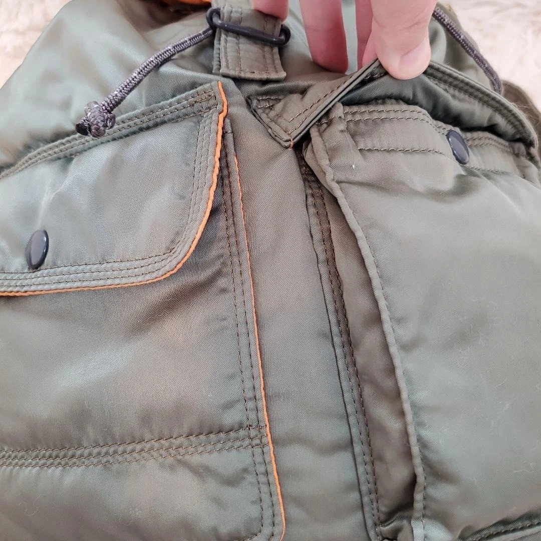 PORTER YOSHIDA Zaino PORTER Tanker Sage Green Nylon Yoshida Japan raro borsa da viaggio