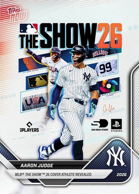 2026 MLB The Show Cover Topps NOW Aaron Judge Yankees Presale