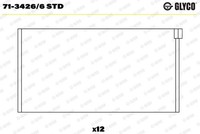 Glyco Pleuellager 71-3426/6 STD FüR Porsche