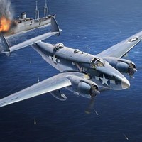 1:48 Academy Lockheed Martin Pv-1 Usn Solomon Island Theatre 1944 Kit AC12347 Mo
