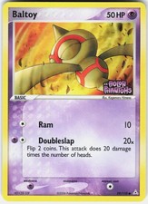 Pokemon Baltoy 59/110 Common Holon Phantoms Pokemon Reverse Holo Near Mint