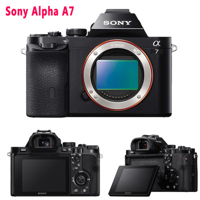 Sony Alpha a7 Full Frame Mirrorless Digital Camera+ Battery + SD Card 90% NEW