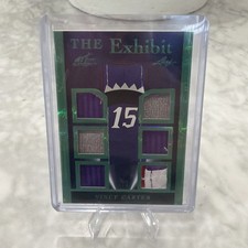 2023 Leaf The Exhibit Vince Carter TE-36 Game Worn 2/2