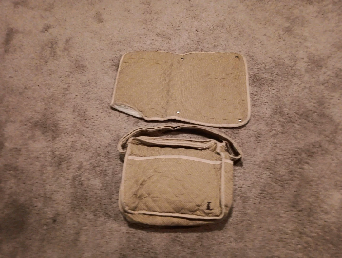 VINTAGE 1990'S DIAPER BAG KANGAROO CHANGING PAD OLD