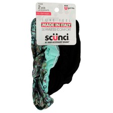 4 Pack Scunci Luxe Feel Seamless Comfort No Damage Headwraps, Assorted Colors...