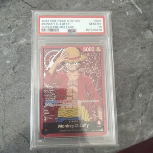 Super Pre Release Luffy Leader | eBay