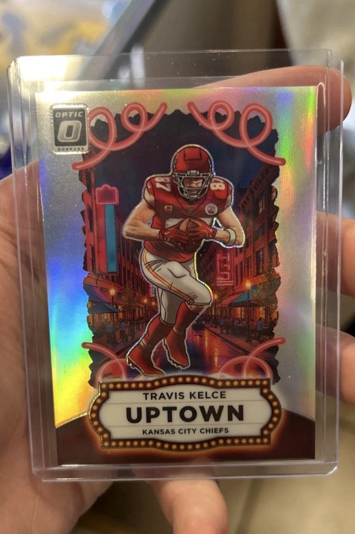 2025 Panini Donruss Optic Travis Kelce Chiefs Uptown #22