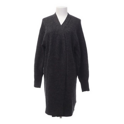 H&M, Strickjacke, Damen, Größe: M, Grau, Polyester/Acryl/Wolle/Elasthan #hTi