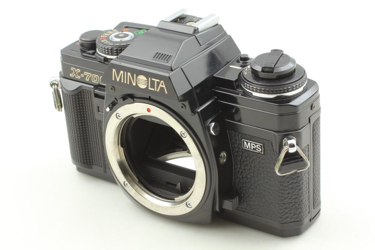 Near MINT ] MINOLTA New X-700 Film Camera Black MD 50mm f/1.7 lens