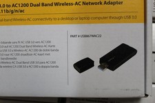 StarTech USB867WAC22 USB 3.0 AC1200 Dual Band Wireless-AC Network Adapter NEW