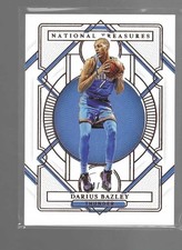 DARIUS BAZLEY 2020-21 PANINI NATIONAL TREASURES BRONZE CARD #27  /49
