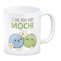Mochi Freunde Kaffeebecher Mit Spruch I Like You Very Mochi