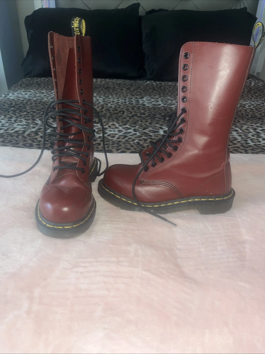 Dr. Martens Bottes à Lacets Pailletées Cosmiques 1460 - Grand Enfant Drm 27053001