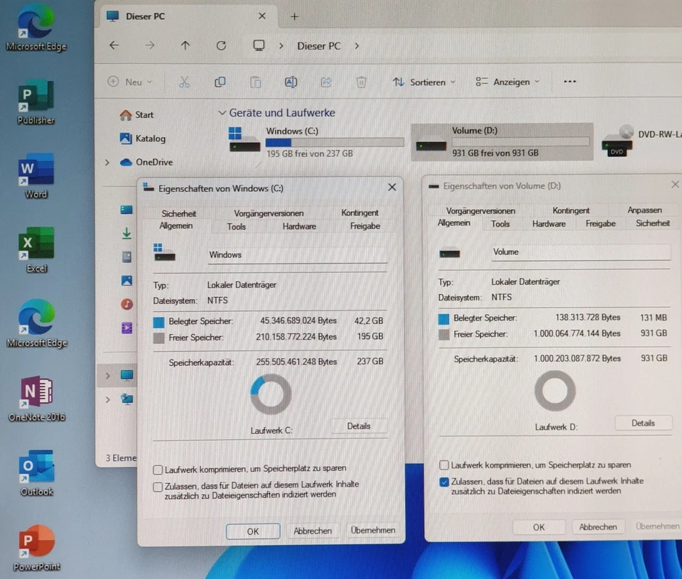 HP Pavilion Ryzen 5 1256GB 16GB Radeon Vega Windows 11Pro MS Office DVD HDMI VGA - Bild 2 von 4