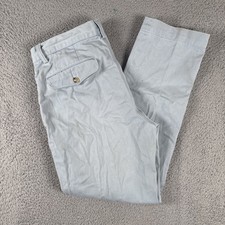 Polo Ralph Lauren Bedford Pants Mens 32x30 Light Blue Chino Casual Preppy