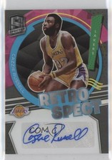 2021-22 Panini Spectra RetroSpect Auto 86/99 Cazzie Russell #RSA-CZR Auto 12kd