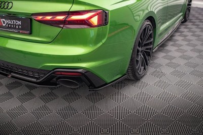 Maxton Design Diffusor Flaps passend für Audi RS5 F5 FL schwarz Hochglanz