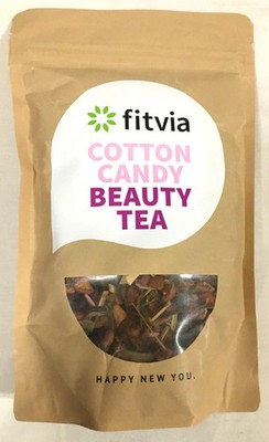 ~~  Fitvia Cotton Candy Beauty  Tee ~~ Zuckerwatte  ~~   100g ~~ MHD