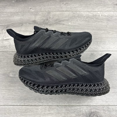 Adidas 4DFWD 3 Track / Laufschuhe ''Triple Black'' - Größe UK 4,5 / EU 37 1/3
