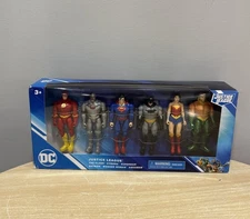 DC Comics Justice League 6 pack 4-inch Action Figures Flash Superman Batman